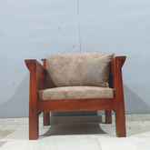 Handmade Carved Indian Furniture Teak Wood 5 Piece sofa Set